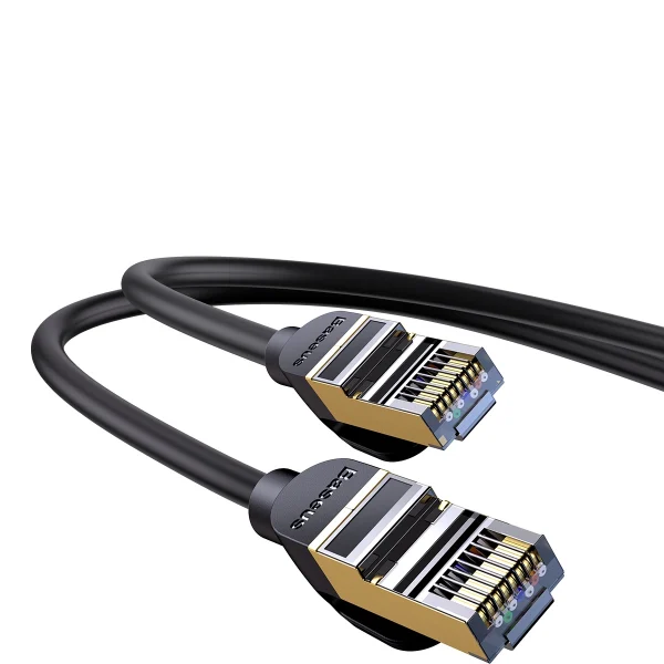 Baseus Speed Seven network cable RJ45 10Gbps 1.5m black (WKJS010201)