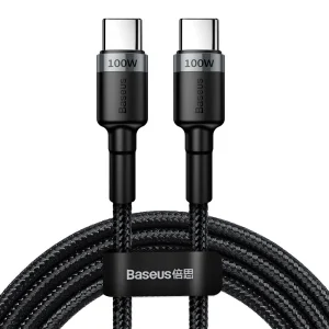 Baseus Cafule nylon cable USB Type C Power Delivery 2.0 100W 20V 5A 2m gray