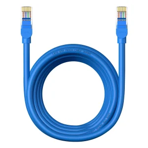 Baseus High Speed ​​Cat 6 RJ-45 1000Mb/s Ethernet cable 5m round – blue