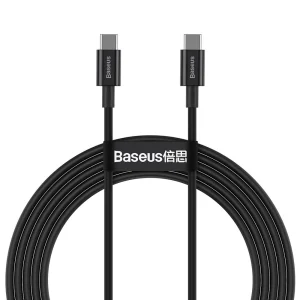 Baseus Superior USB Type C – USB Type C cable Quick Charge / Power Delivery / FCP 100W 5A 20V 2m black