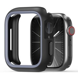 DUX DUCIS Bamo – Hard PC + Soft Silicone Apple Watch Series 7/8/9 41mm Case black/grey