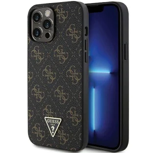 Guess 4G Triangle Metal Logo case for iPhone 13 Pro Max – black