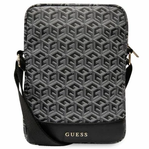 Guess Bag 10″ black/black GCube Stripe Tablet Bag