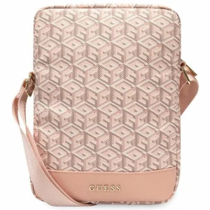 Guess Bag 10″ pink/pink GCube Stripe Tablet Bag