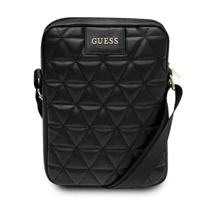 Guess Torba 10″ czarna/black Quilted Tablet Bag