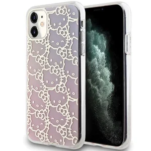 Hello Kitty IML Gradient Electrop Crowded Kitty Head Case for iPhone 11 / Xr – Pink