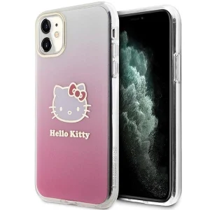 Hello Kitty IML Gradient Electrop Kitty Head Case for iPhone 11 / Xr – Pink