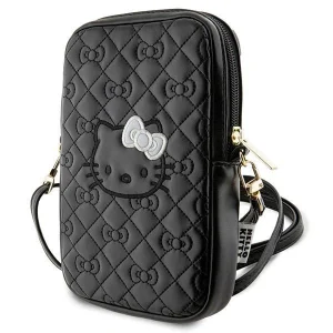 Hello Kitty Quilted Bows Strap bag – black