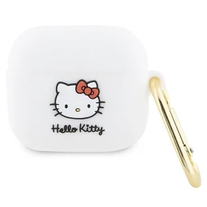 Hello Kitty Silicone 3D Kitty Head case for AirPods 3 – white