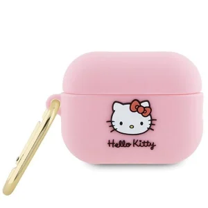 Hello Kitty Silicone 3D Kitty Head case for AirPods Pro 2  – pink