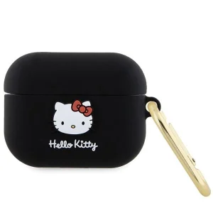 Hello Kitty Silicone 3D Kitty Head case for AirPods Pro – black