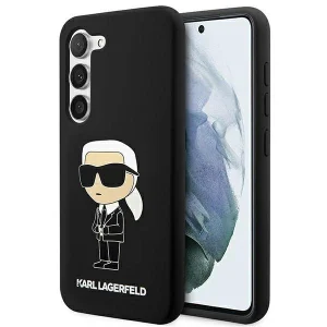 Karl Lagerfeld S23 S911 hardcase black/black Silicone Ikonik