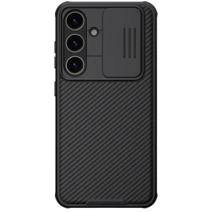 Nillkin CamShield Pro armored case with camera cover for Samsung Galaxy S24 – black