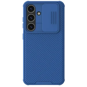 Nillkin CamShield Pro armored case with camera cover for Samsung Galaxy S24 – blue