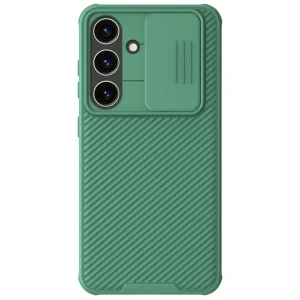 Nillkin CamShield Pro armored case with camera cover for Samsung Galaxy S24 – green