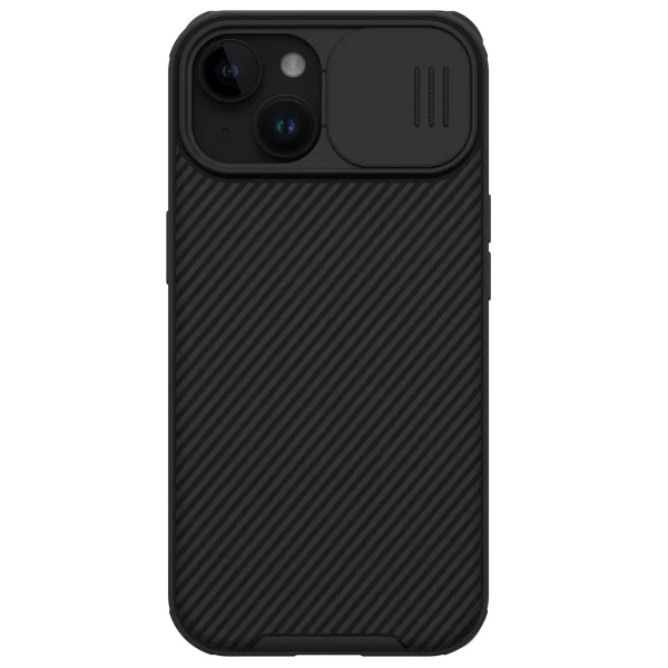 Nillkin CamShield Pro Magnetic Case for iPhone 15 with Camera Protector – Black