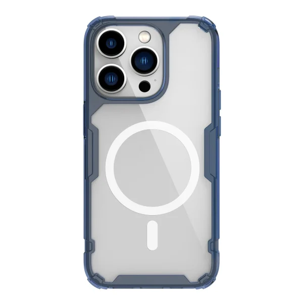 Nillkin Nature Pro armored case with MagSafe for iPhone 15 Pro Max – blue