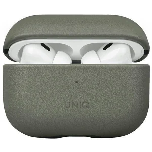 Uniq case Terra AirPods Pro 2 gen. Genuine Leather green/lichen green