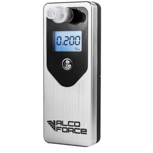 ALCOFORCE electrochemical breathalyzer AF300 silver