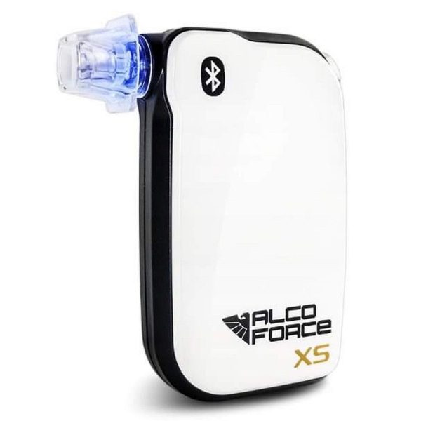 ALCOFORCE electrochemical breathalyzer XS white