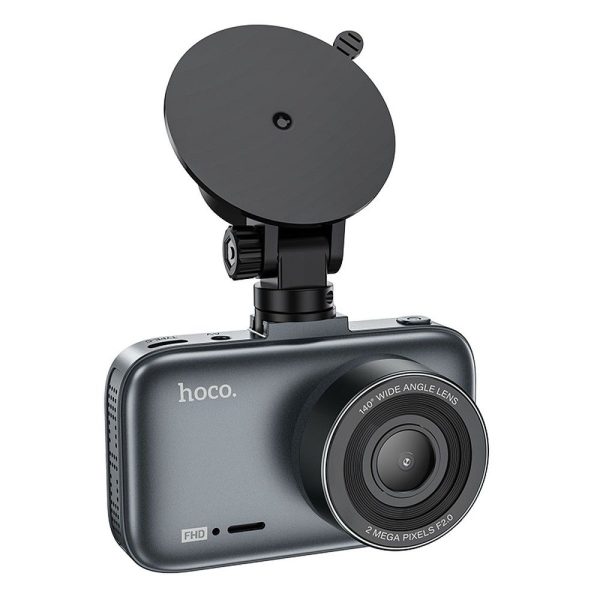 HOCO car camera with screen 3″ DV5 iron gray