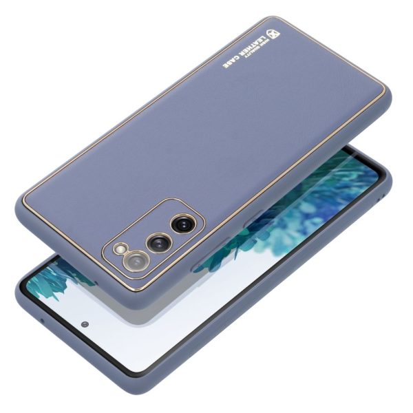 LEATHER Case for SAMSUNG Galaxy A35 5G blue