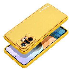 LEATHER Case for XIAOMI Redmi 13C yellow