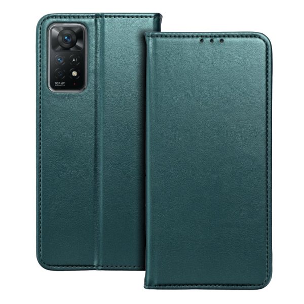 Smart Magneto book case for XIAOMI REDMI NOTE 13 4G dark green