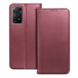 Smart Magneto book case for XIAOMI REDMI NOTE 13 PRO PLUS 5G burgundy