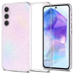 SPIGEN Liquid Glitter Crystal case for SAMSUNG A55 5G transparent