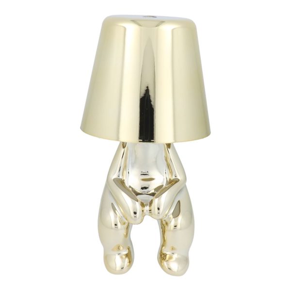 Table lamp bedside GOLD MAN Art Deco seat  MLTL