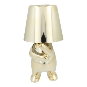 Table lamp bedside GOLD MAN Art Deco standing  MLTL