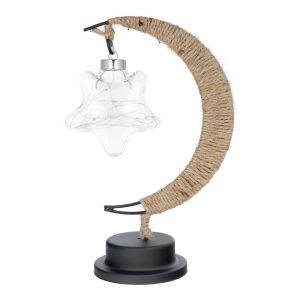 Table lamp bedside Twirl star Art Deco  EID