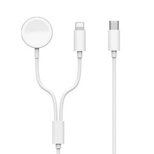 WiWU – 2in1 Wireless Charger Mi-10 for Apple Watch + Lightnig Cable