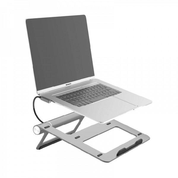 WiWU – Aluminium Laptop Stand with Docking Station