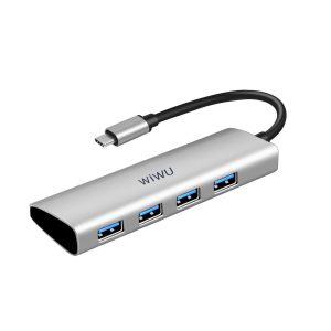 WiWU – HUB Alpha A440 Pro USB C do 4x USB3.0