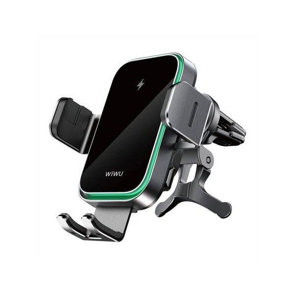 WiWU – Universal Air Vent Car Phone Mount-Holder CH313 with Wireless Charging 15W