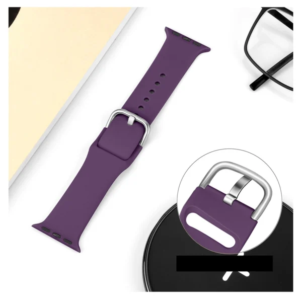 Silicone Strap APS Silicone Band for Watch 9 / 8 / 7 / 6 / 5 / 4 / 3 / 2 / SE (41 / 40 / 38mm) Strap Watch Bracelet Mint