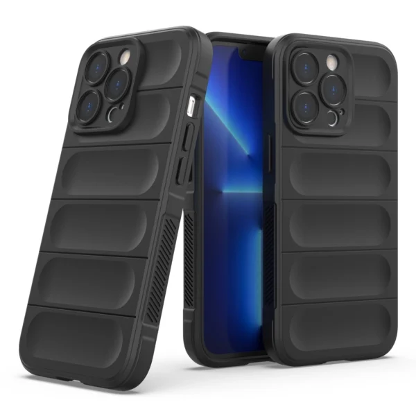 Magic Shield Case for iPhone 13 Pro flexible armored cover black