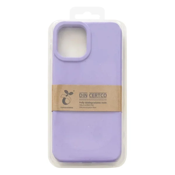 Eco Case case for iPhone 14 Plus silicone degradable cover purple