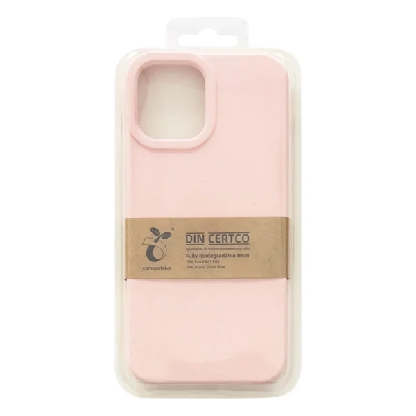 Eco Case case for iPhone 14 Plus silicone degradable cover pink