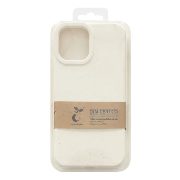 Eco Case case for iPhone 14 Plus silicone degradable cover white