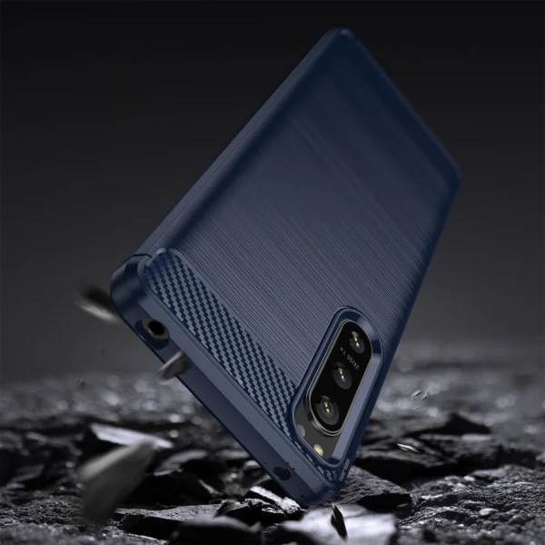 Thunder Case Xiaomi Poco M4 5G silicone armor case blue