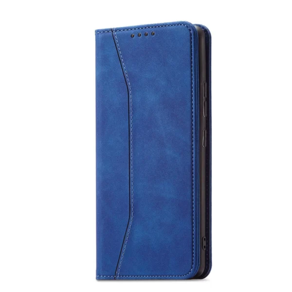 Magnet Fancy Case for Samsung Galaxy S23 flip cover wallet stand blue