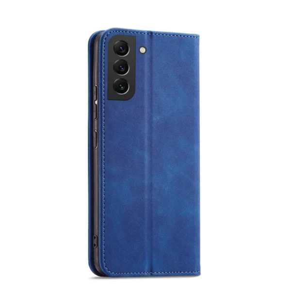 Magnet Fancy Case for Samsung Galaxy S23 flip cover wallet stand blue