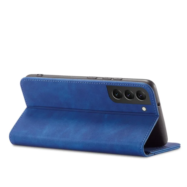 Magnet Fancy Case for Samsung Galaxy S23 flip cover wallet stand blue