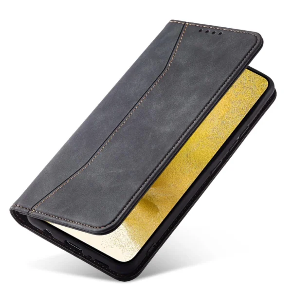 Magnet Fancy Case for Samsung Galaxy S23+ flip cover wallet stand black