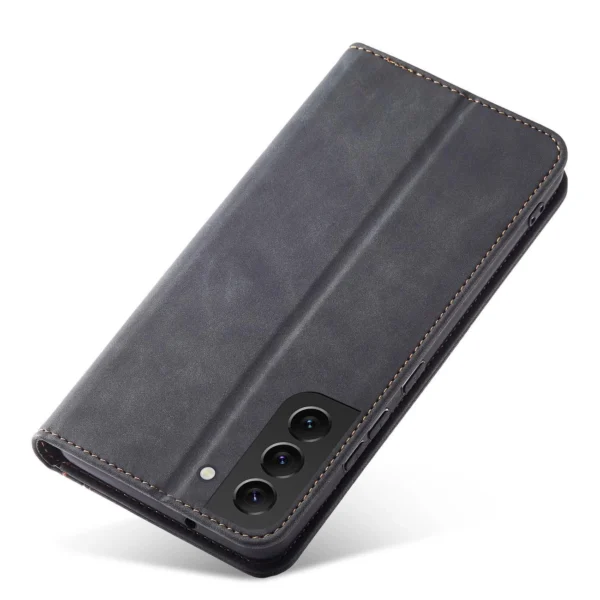 Magnet Fancy Case for Samsung Galaxy S23+ flip cover wallet stand black