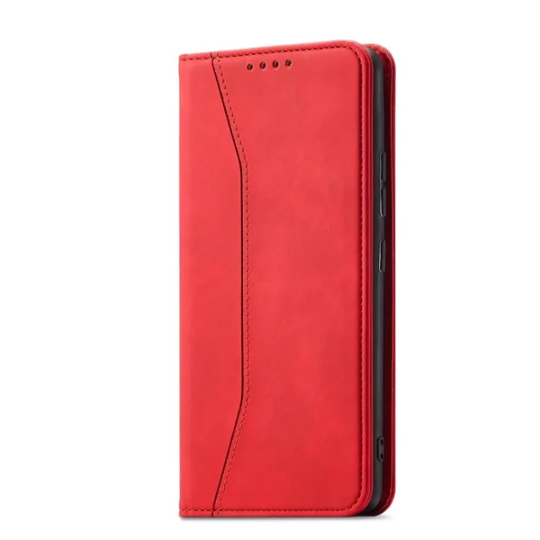 Magnet Fancy Case for Samsung Galaxy S23+ flip cover wallet stand red