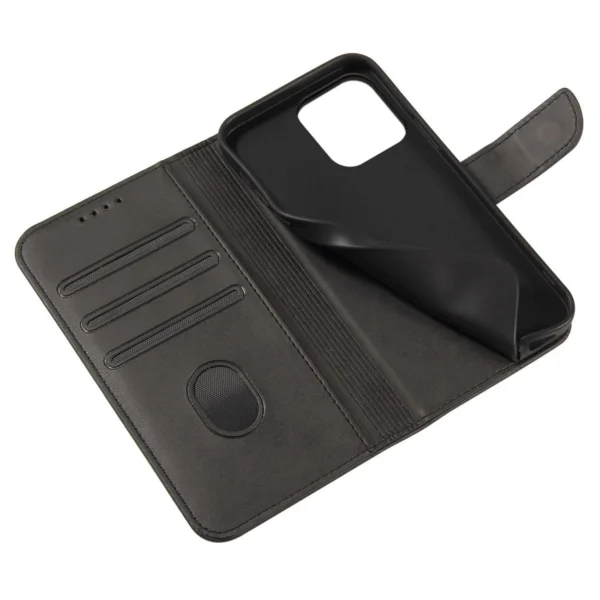 Magnet Case case for Samsung Galaxy S23 cover with flip wallet stand black